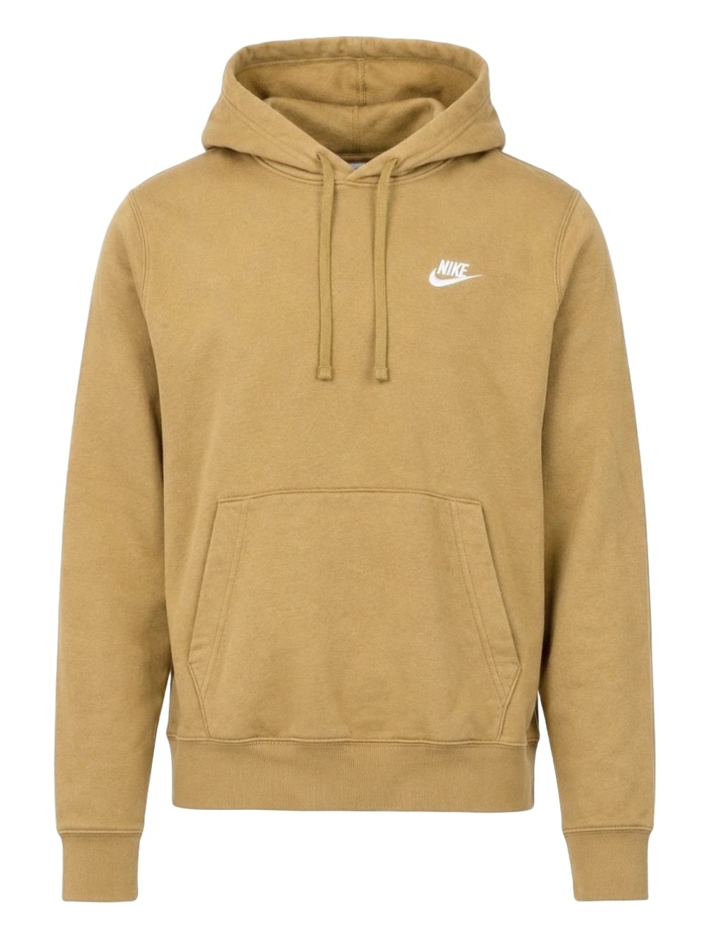 NIKE Mustard Yellow Hoodie Sweatshirt Long Sleeve Top Tops Pullover Women's Sz M